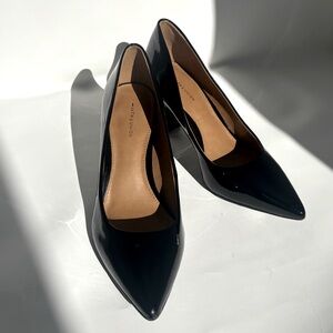14th and Union Black Heels- size 5